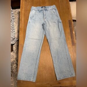 Aeropostale Sky Blue Wide Leg Jeans